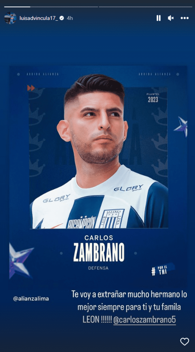 Advíncula felicitó a Zambrano