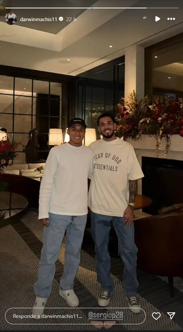 Foto de Peña y Machís juntos. Foto: captura de IG   