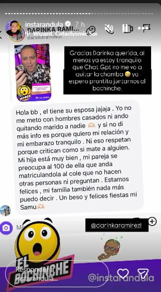 Darinka Ramírez revela lo que su novio está haciendo por su hija con Jefferson Farfán. Foto: Instagram.   