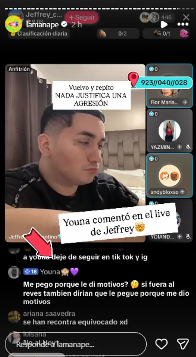 Mensaje de Youna