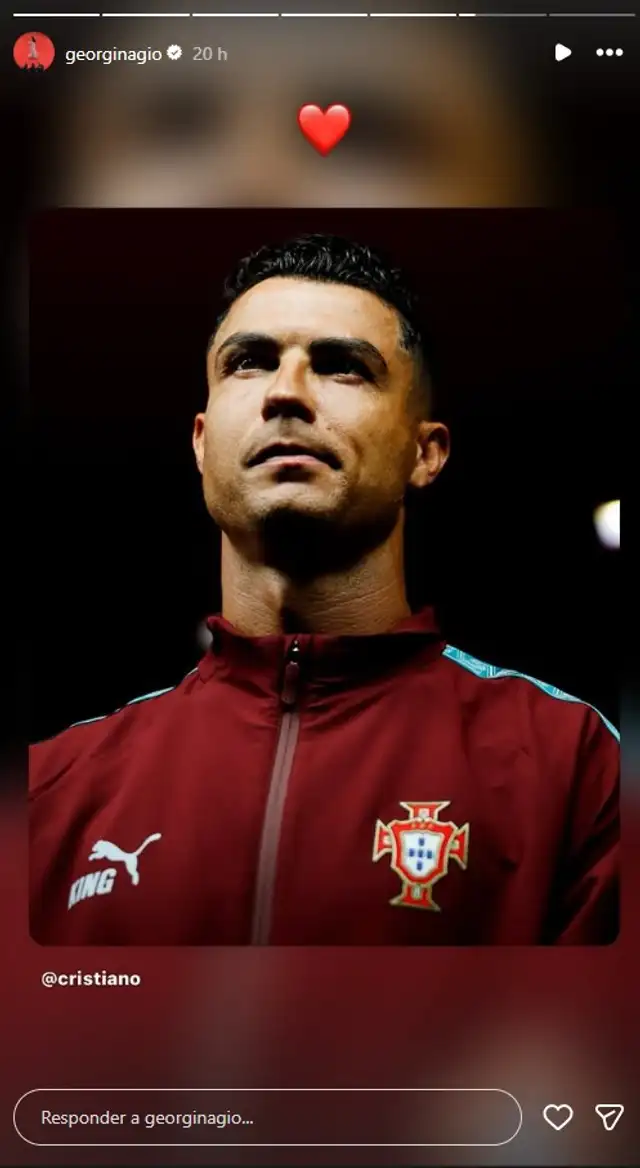 Georgina Rodríguez es el refugio de Cristiano Ronaldo tras polémica con la selección de Portugal.