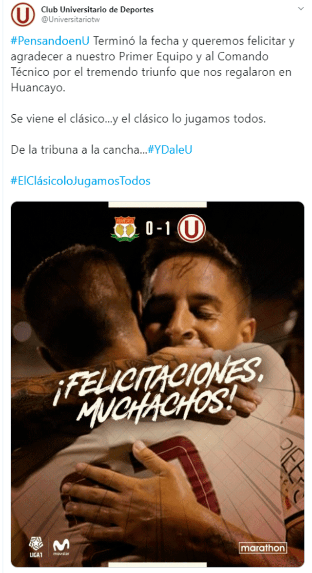 Universitario vs Alianza Lima
