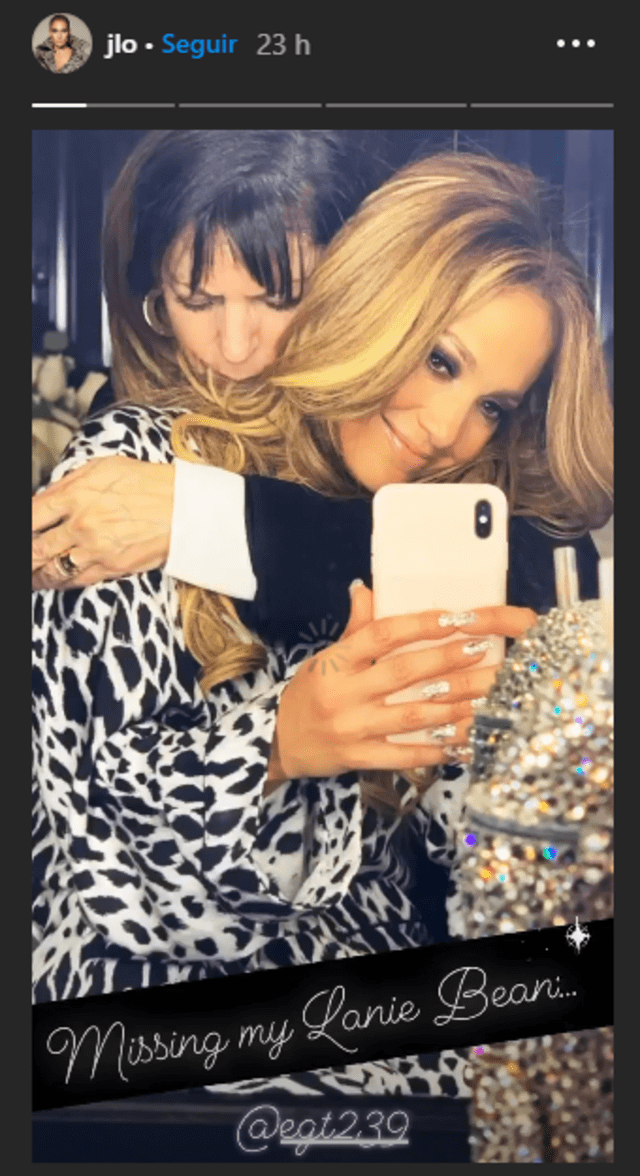 Jennifer Lopez con su amiga que tanto extraña.
