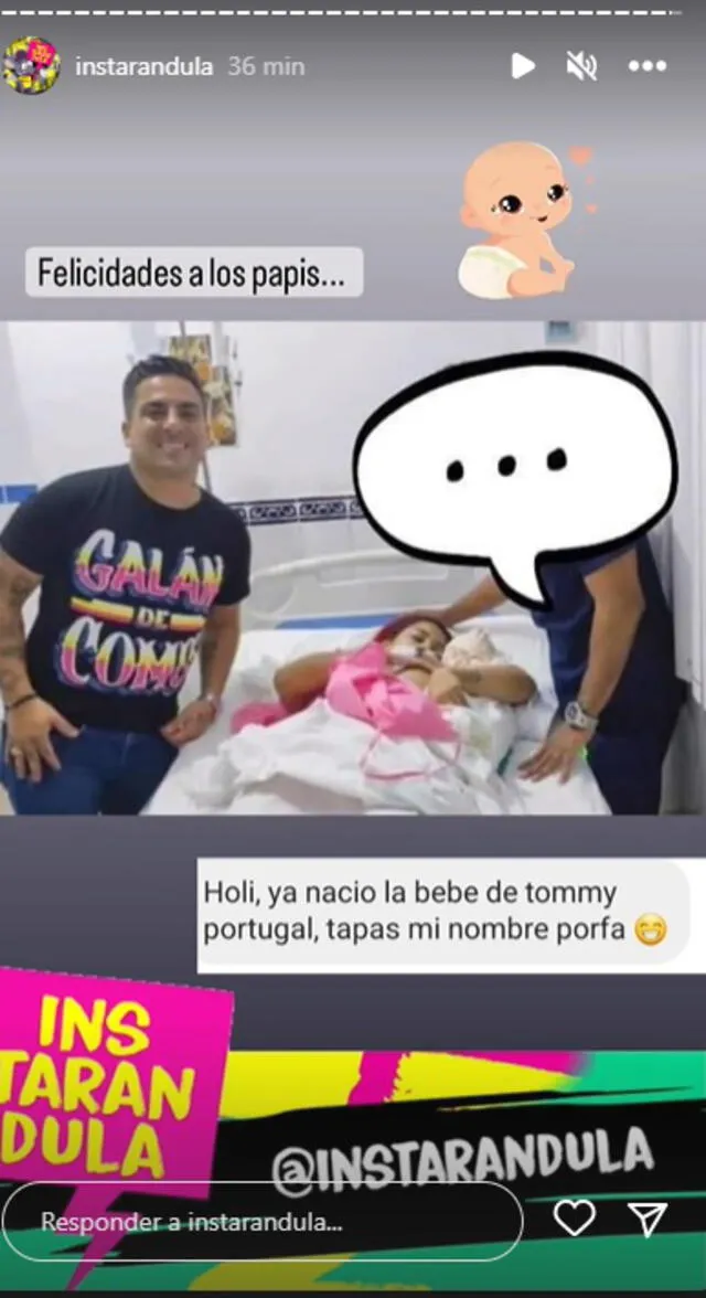 Tommy Portugal se convierte en padre por segunda vez junto a la cantante Dayana Córdova
