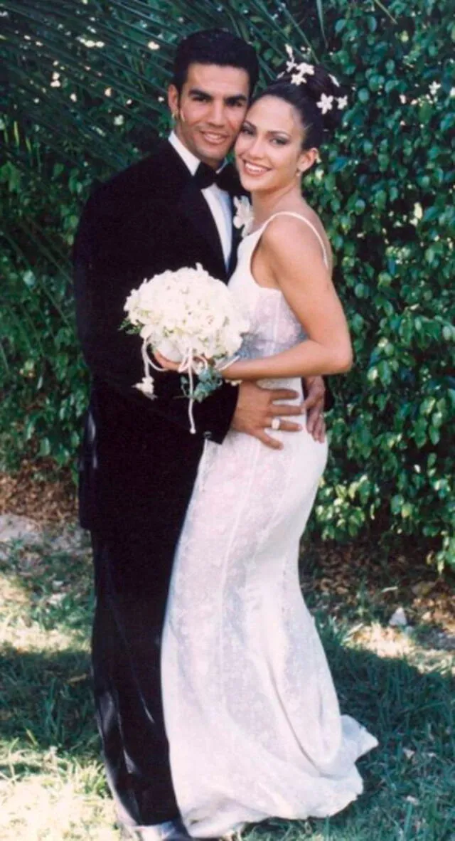 Jennifer Lopez y Ojani Noa se casaron en el 1997 y se divorciaron al año siguiente.