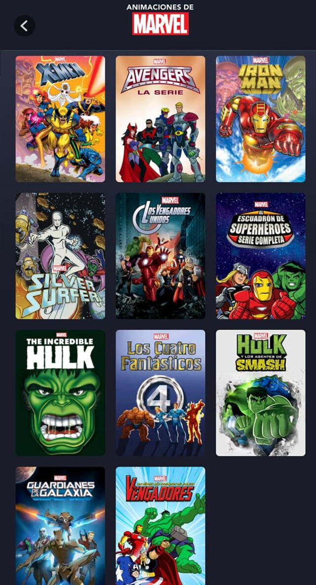 Series clásicas de Marvel ingresaron a Disney Plus. Foto: Disney