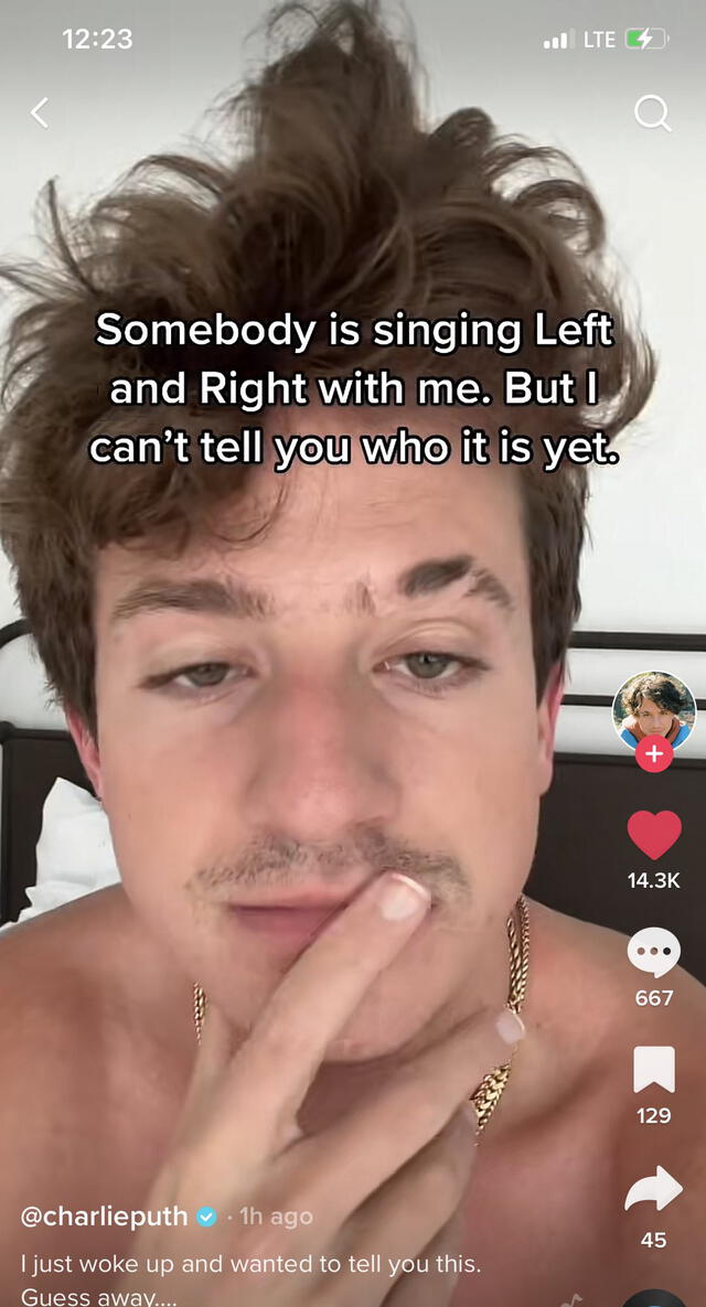 Charlie Puth TikTok