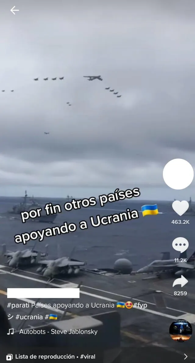 Video viral sobre Ucrania.