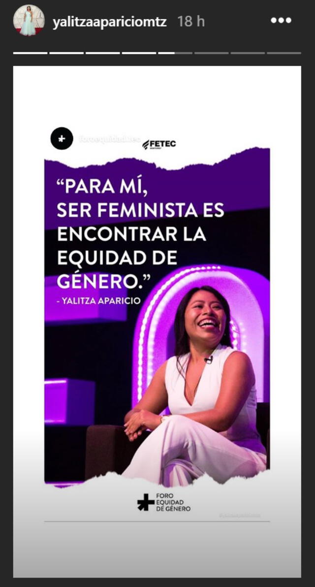 Yalitza Aparicio se ha declarado feminista