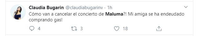 Fans de Maluma en Twitter