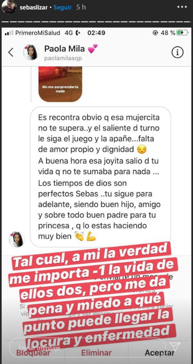 Sebastián Lizarzaburu arremete contra Ray Sandoval en Instagram