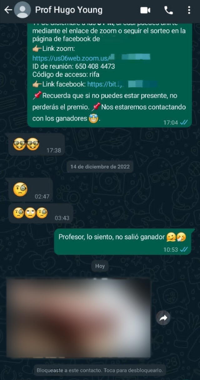  Denuncian que docente de San Marcos envío foto de índole sexual a alumna. Foto: Facebook Juntos Podemos +   