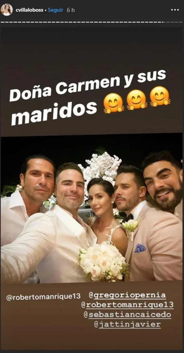 Carmen Villalobos bromea en Instagram