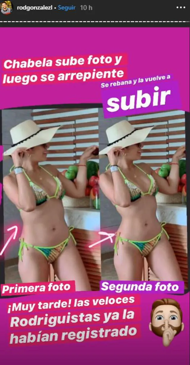 Isabel Acevedo posa en bikini en Instagram