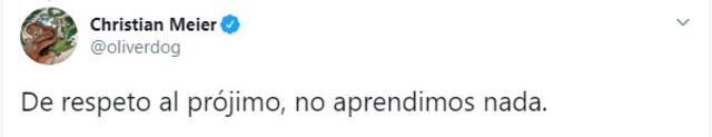 Publicación de Christian Meier  Foto: captura
