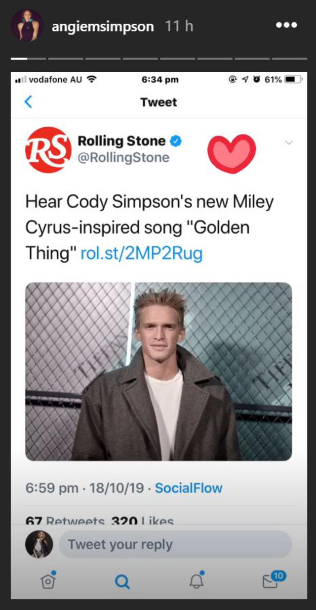 Cody Simpson en "Rolling Stone"