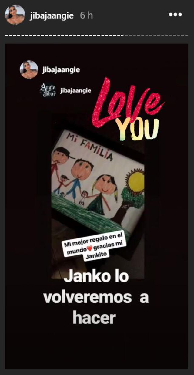 Mensaje de Angie Jibaja en Instagram por ausencia en cumpleaños de Janko.