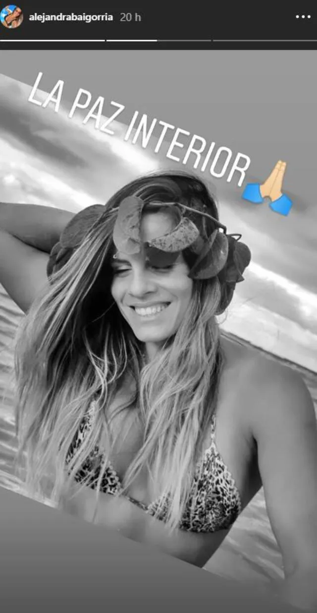 Alejandra Baigorria se pronuncia en Instagram