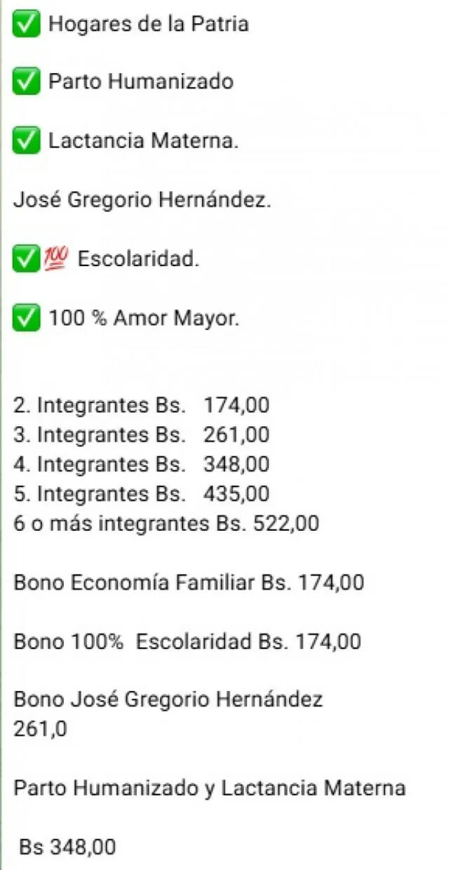 Bonos activos en el Sistema Patria HOY, 7 de febrero. Foto: Patria   