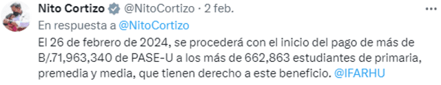 ¿No puedes ingresar a Listo Wallet? Revisa 5 pasos para cobrar tu pago del PASE-U 2024 | que es la geocalizacion | ifarhu | api listo gob pa | beca digital verificate | micedula beca digital | beca digital listo wallet | 'Nito' Cortizo