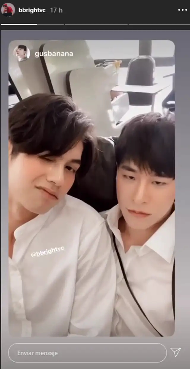 Still 2gether. Créditos: Instagram de Bright Vachirawit