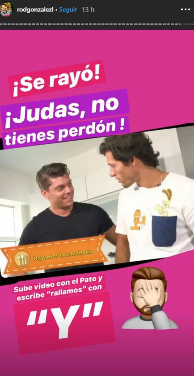 Rodrigo González critica a Ignacio Baladán por error ortográfico en Instagram