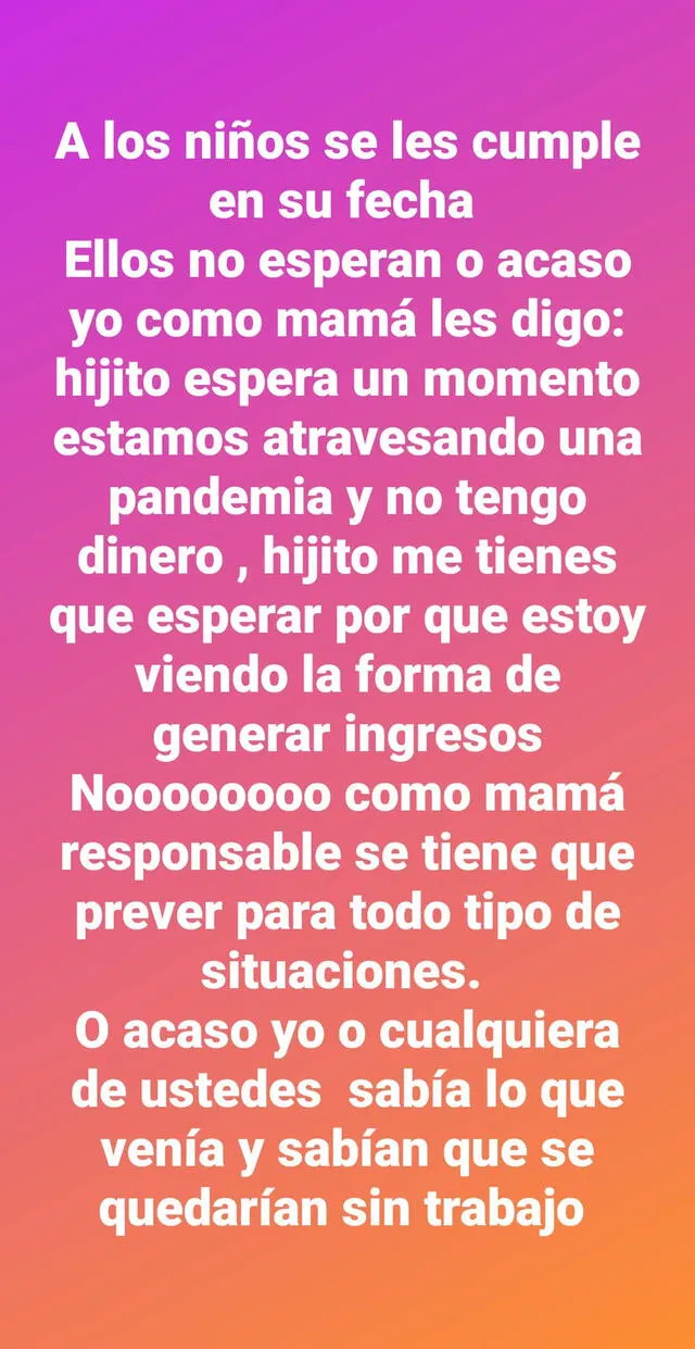 Karla Tarazona refuta que Leonard León esté buscando generar ingresos para cumplir con sus hijos.