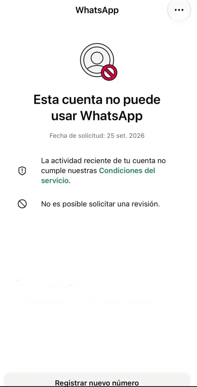 Las suspensiones en WhatsApp se deben a violaciones de los términos de uso, incluyendo el envío de spam y actividades fraudulentas. Foto: captura Las suspensiones en WhatsApp se deben a violaciones de los términos de uso, incluyendo el envío de spam y actividades fraudulentas. Foto: captura