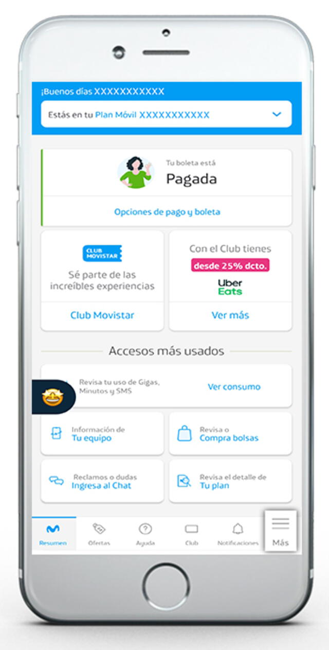  La aplicación de Mi Movistar está disponible en Play Store y Apple Store. Foto: Movistar   
