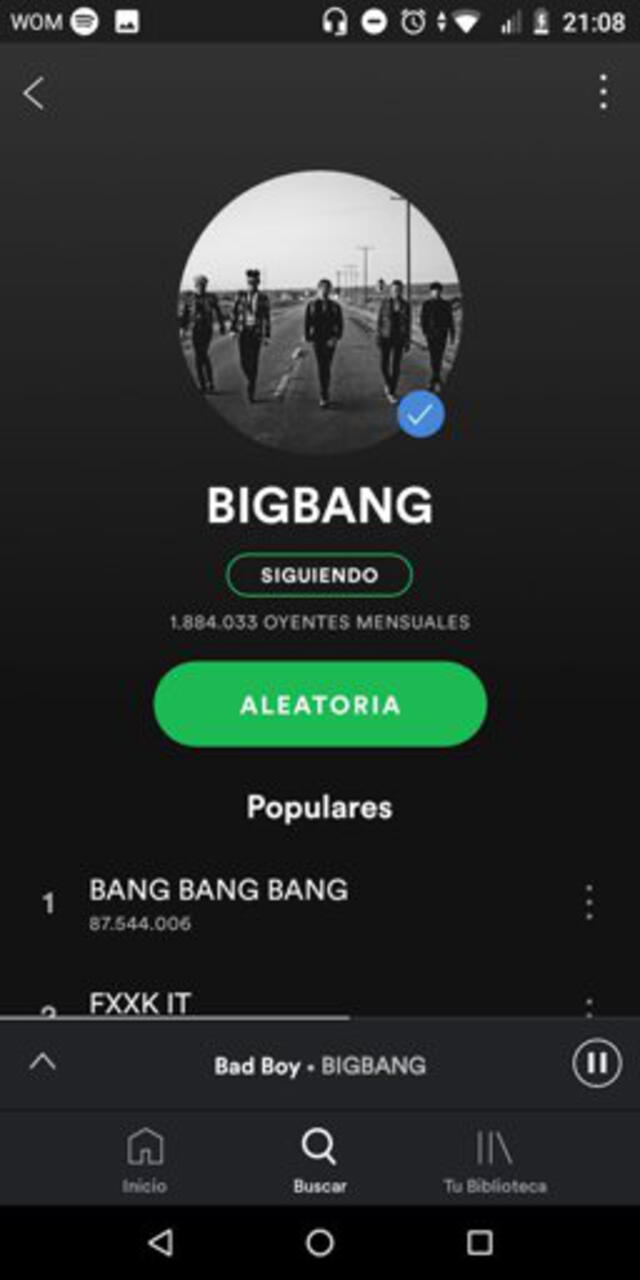 BIGBANG Spotify