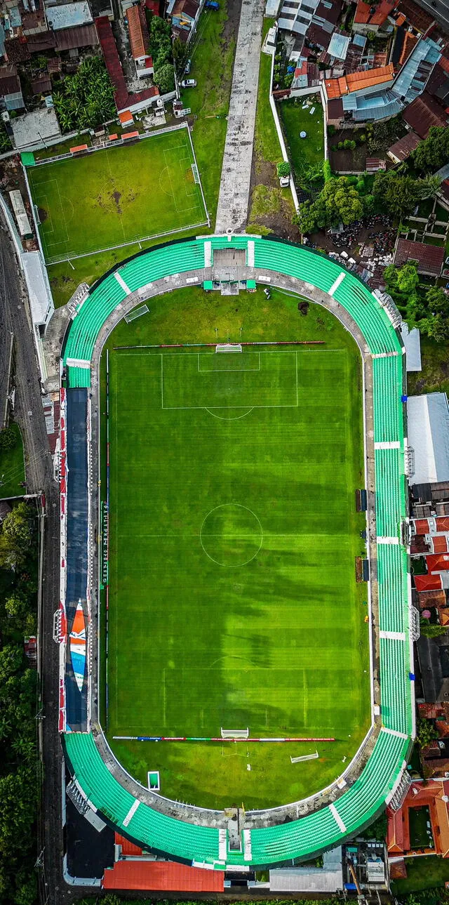 El estadio Pensativo de Antigua fue remodelado en el 2020 para cumplir los estándares de Concacaf. Foto: Alajuelense   