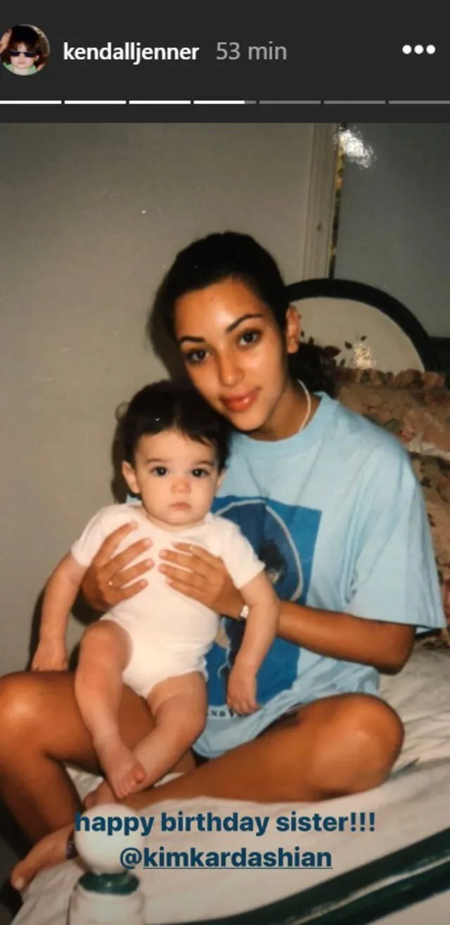 Kim Kardashian festeja 39 años y familiares la saludan con fotos del pasado