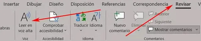 Debes entrar a la sección Revisar y luego "Leer en voz alta". Foto: Softzone