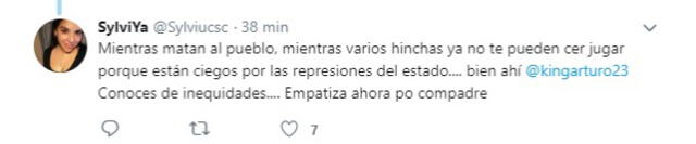 Tuits contra Arturo Vidal