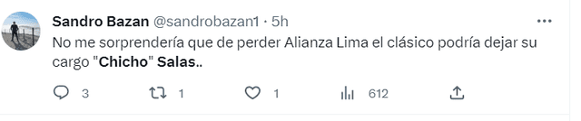 Algunos de los comentarios de los hinchas blanquiazules quienes piden la salida de Chicho Salas. Foto: Twitter   