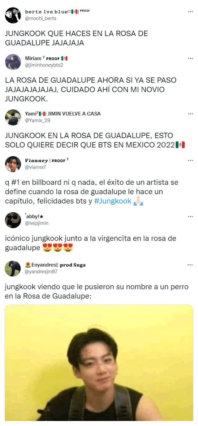 BTS Jungkook La rosa de Guadalupe