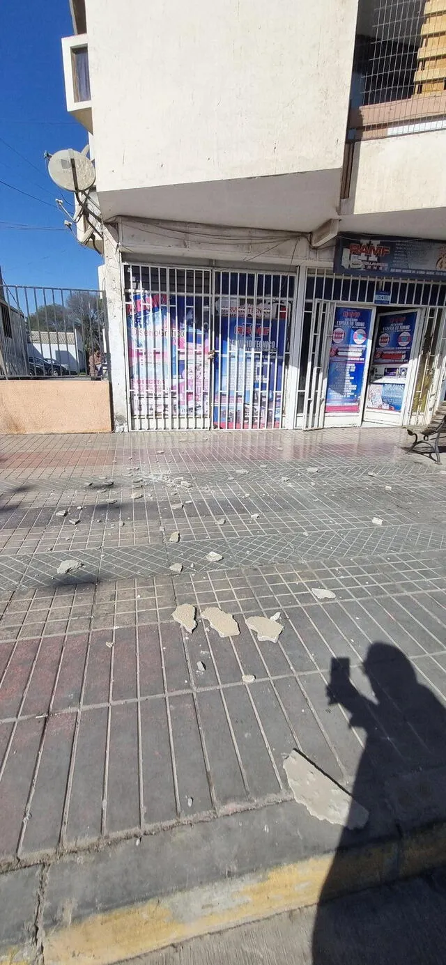Daños en las casas de Copiapó. Foto: MueveteEnBici/X Daños en las casas de Copiapó. Foto: MueveteEnBici/X