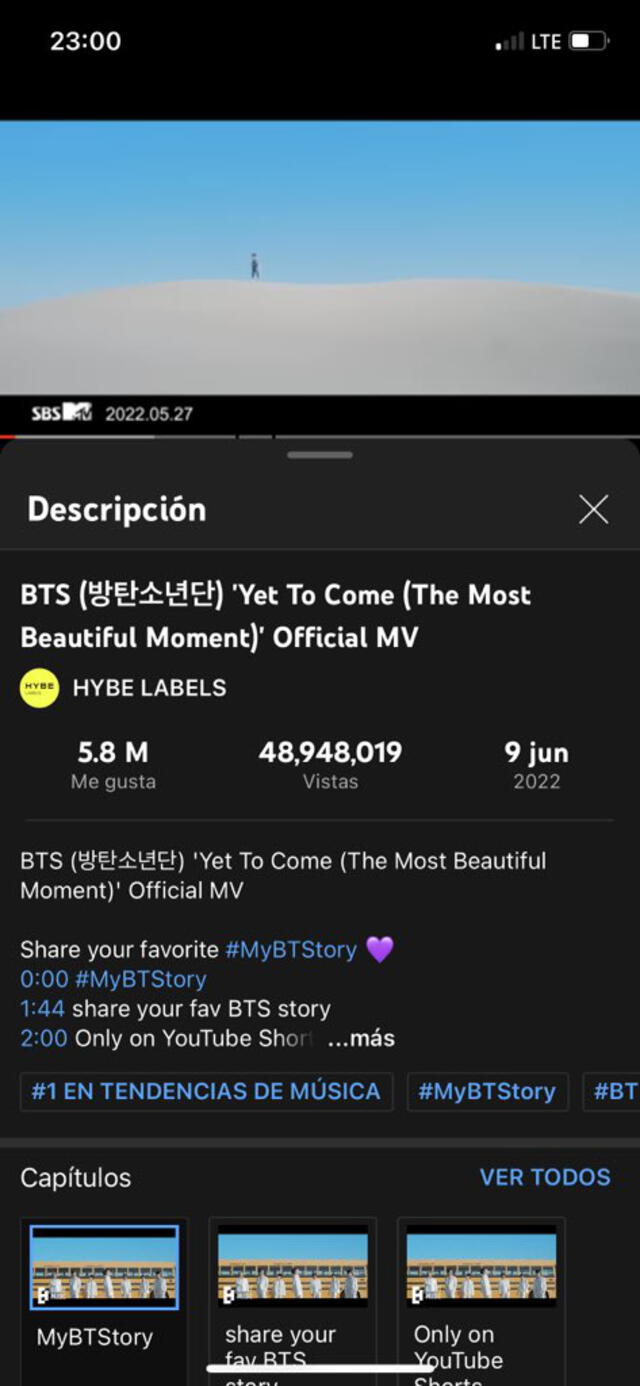 BTS, MV Yet to come, YouTube