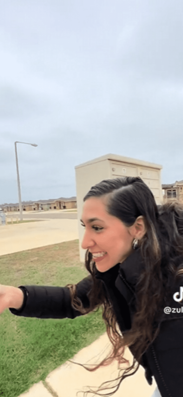  Zully en su video de TikTok. Foto: captura de pantalla de TikTok   