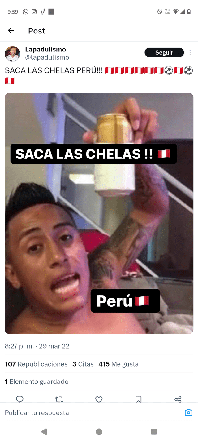  Los memes del Perú vs. Colombia sacaron miles de sonrisas en las redes sociales. Foto: composición LR/X.<br><br>    