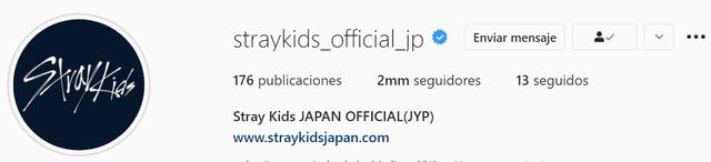 Stray Kids, Instagram