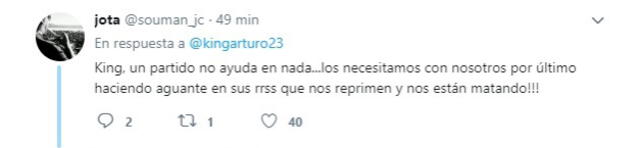 Tuits Arturo Vidal