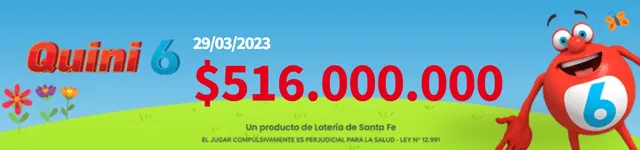 Quini 6 hoy, EN VIVO, 29 de marzo: Controlar cartón y resultados del sorteo, Argentina | Quini 6 3047 | Quini 6 controlar | Argentina | lrtmp