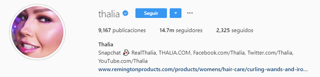 Thalía y sus seguidores.