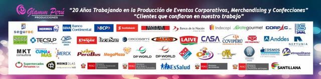 Glamm Producciones Perú también brindo sus servicios a otras entidades del estado. Foto: Glam Perú   