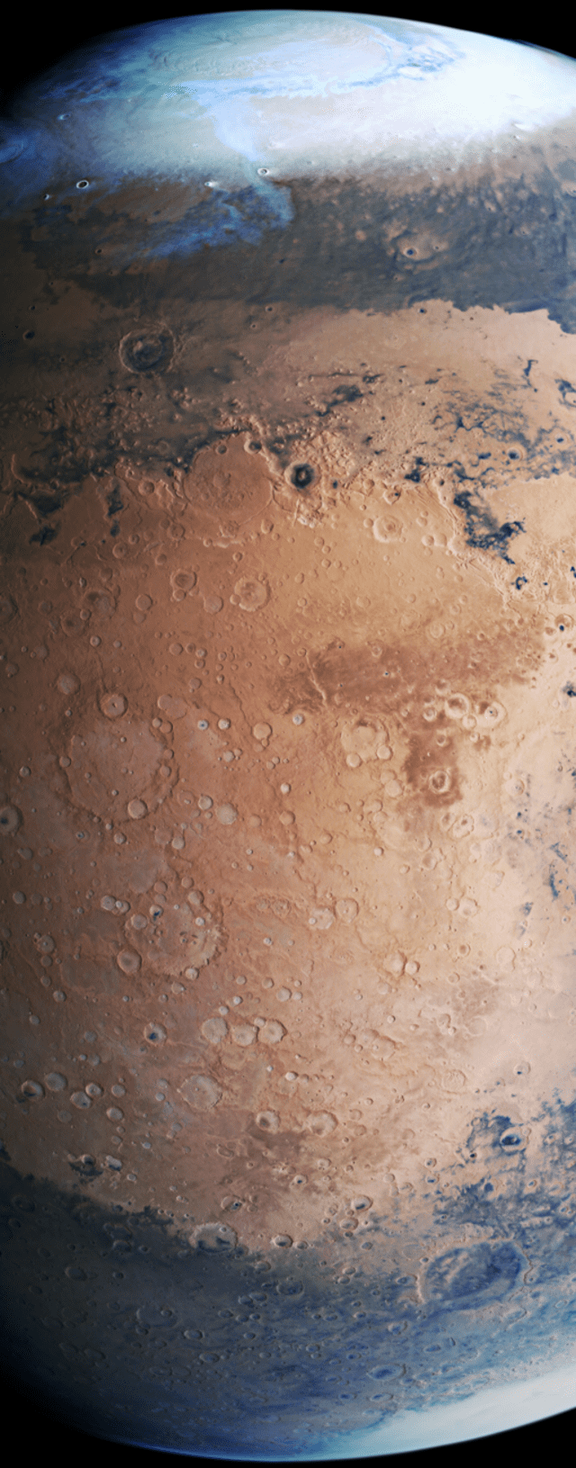 Imagen completa capturada por la sonda Mars Express - ESA / DLR
