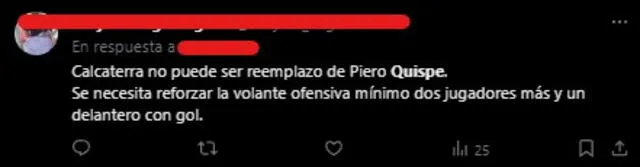 Tuits sobre Piero Quispe. Foto: captura de X   