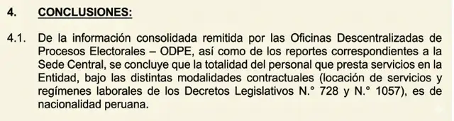 Oficio N.° 001302-2026-SG/ONPE. Foto: PerúCheck  