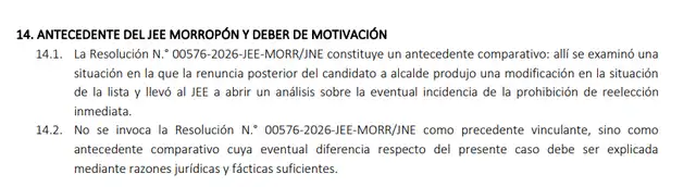 Caso antecedente Caso antecedente