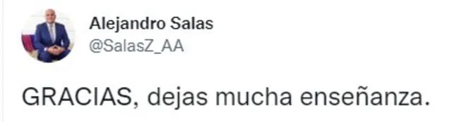 Twitter de Alejandro Salas